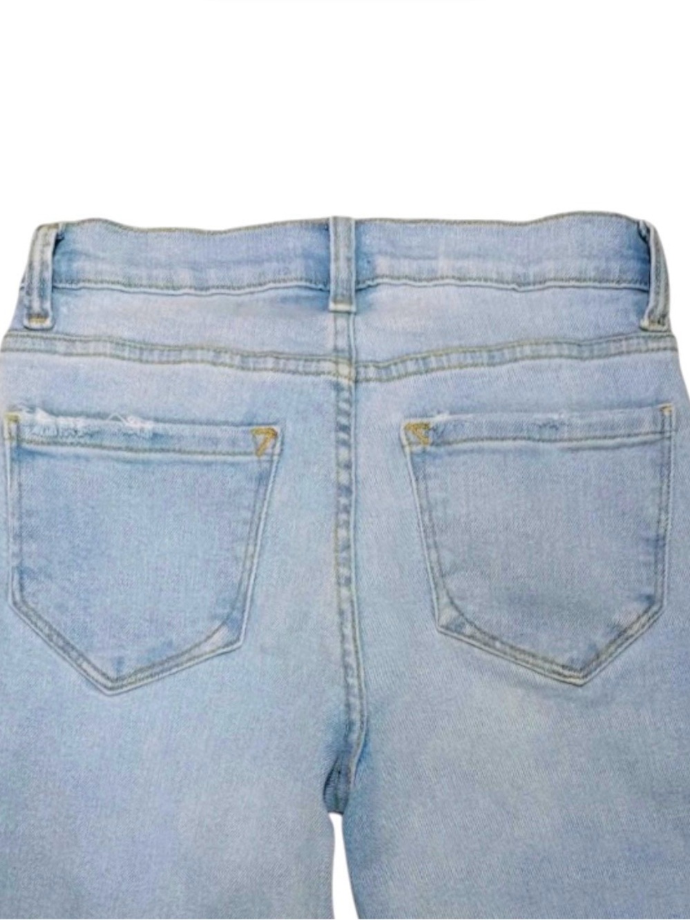 Kensie Vintage Luxe The Ella High Rise Straight Jeans Light Wash Size 0/25 - Picture 5 of 8
